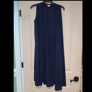 Navy blue LulaRoe Vest
